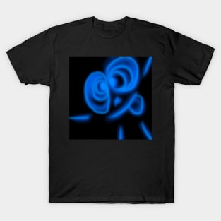 Dark blue neon monster T-Shirt